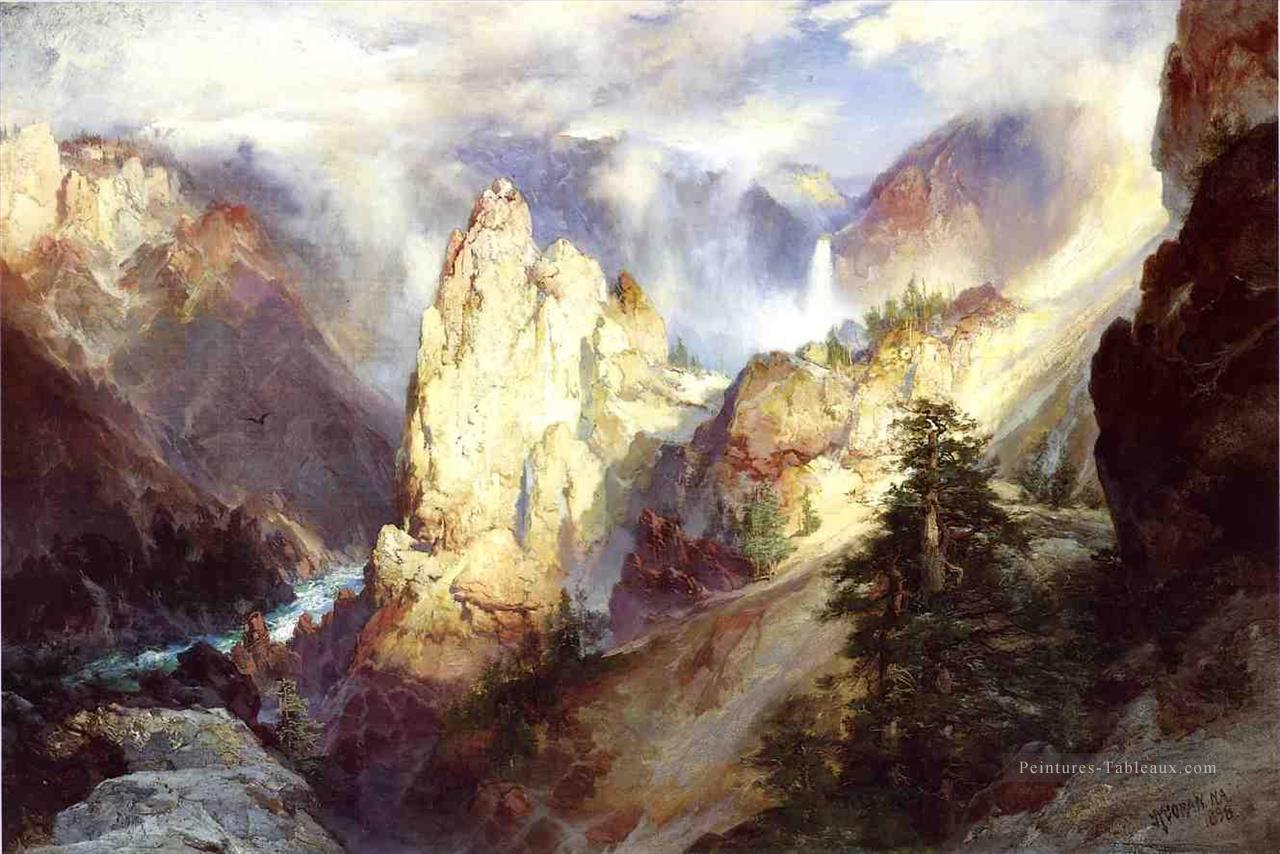 Paysage Thomas Moran montagnes Peintures à l'huile